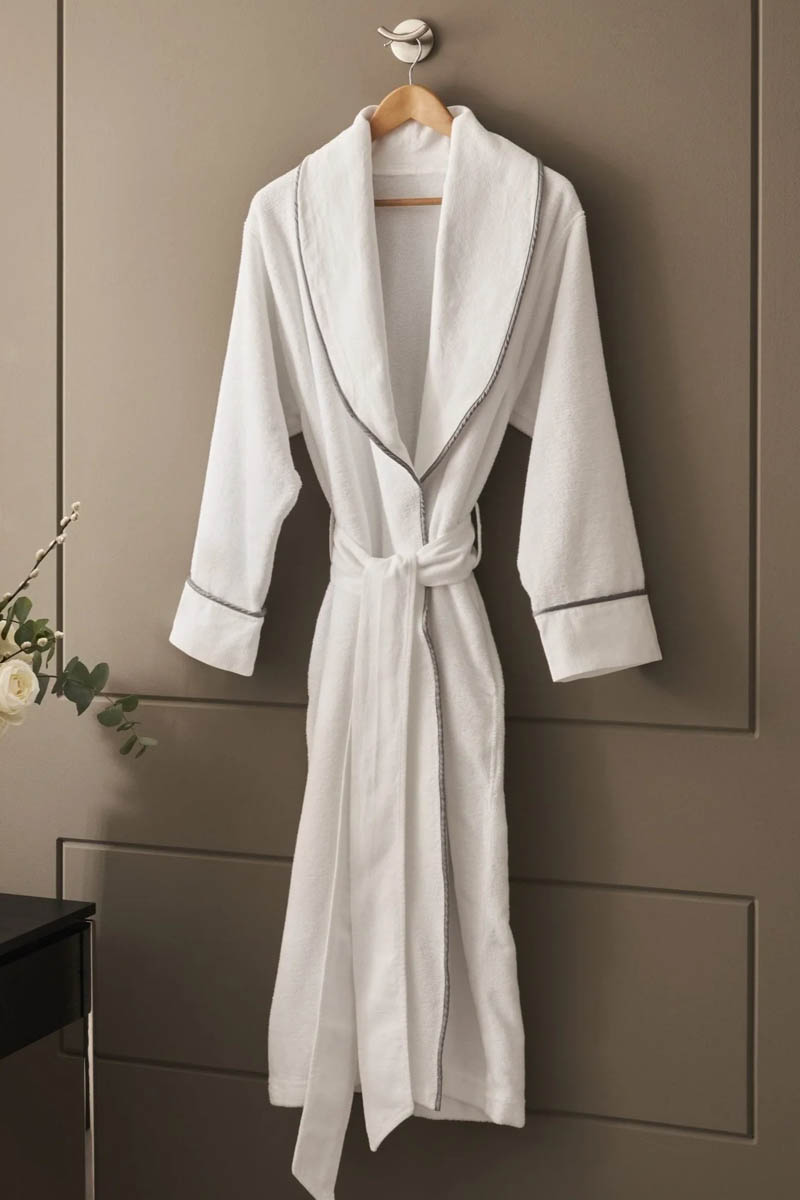 Luxury hotel bathrobes
